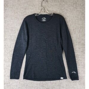 Merino Tech 100% Superfine Merino Wool 250 Base Layer Womens M Charcoal Soft